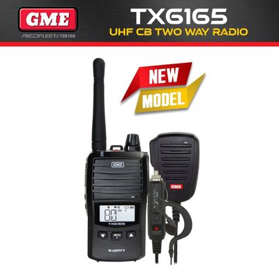 GME TX6165 IP67 UHF CB Handheld Portable Two Way Radio