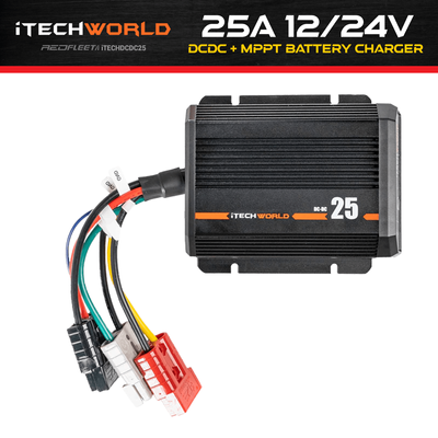 iTECH 25A 12/24V DCDC and MPPT Battery Charger