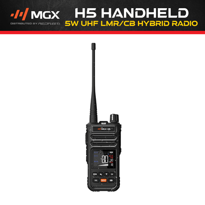 MGX H5 5W IP67 UHF/LMR HYBRID HANDHELD RADIO