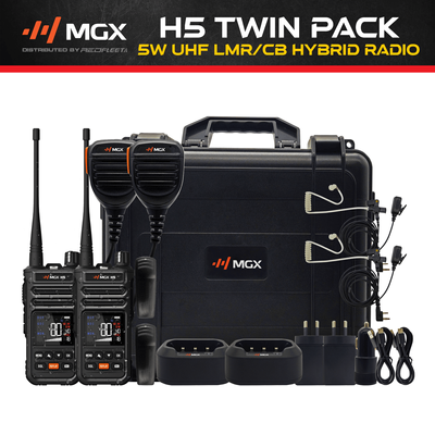 MGX H5 TWIN 5W IP67 HANDHELD TRADIE PACK