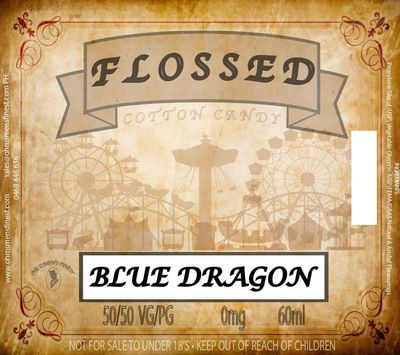 Flossed Blue Dragon