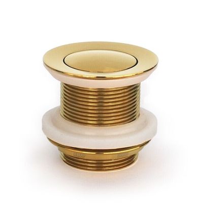 Basin Waste | Premium - 40mm Gold - Pull-Out Pop-Up Basin Waste - Code: TW-01G