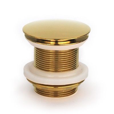 Basin Waste | Premium - 40mm Gold - Dome - Pull-Out Pop-Up Basin Waste - Code: TW-04G