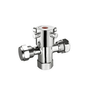 Fitquik Swivel Nut - Dual Isolation Stop - 15mm x 15mm - 1/4 Turn CD- Chrome | Code: SDFW1515