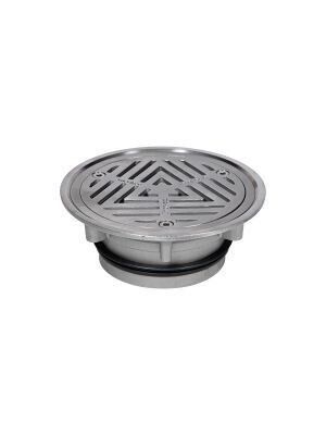 Floor Grate | 200mm Round VFW - 304/316 SS- W/O Fixed/Removable Strainer - Code: FW-200VRT-304/316