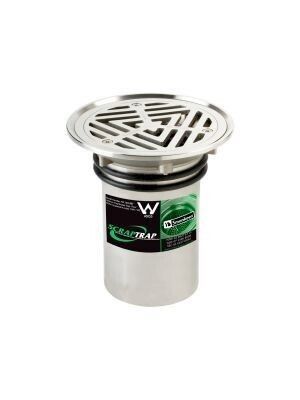 Floor Grate | 200mm Vinyl Floor Waste Arrestor - 304/316 S/Steel - Code: FW-200VRBT-304/316