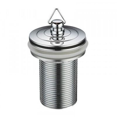 Basin Waste -Deluxe - 32x75mm Plug &amp; Waste - Chrome - Code: T321B