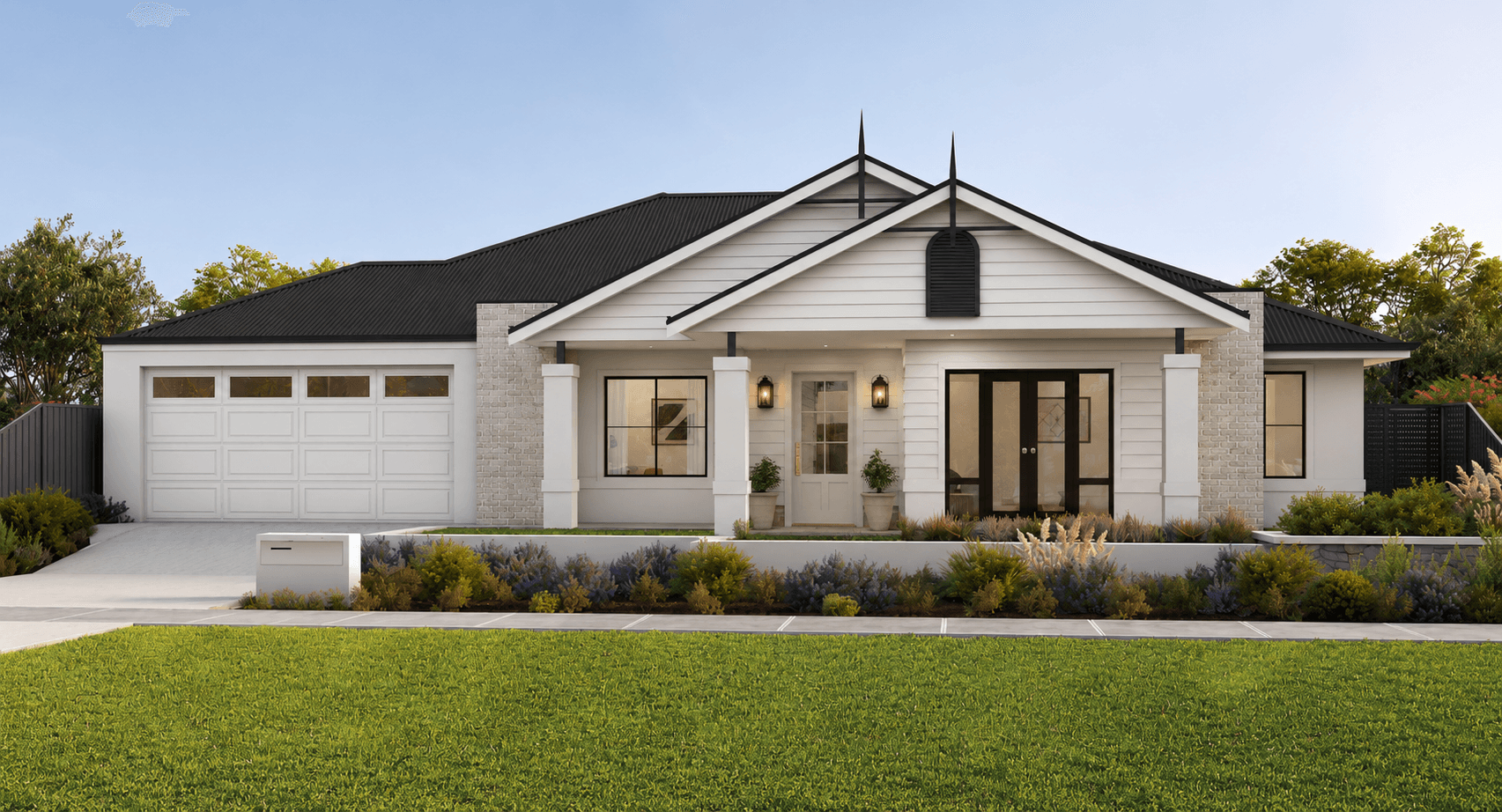 Bullsbrook New Home Build Display Home Modern Farmhouse Federation Farmhouse