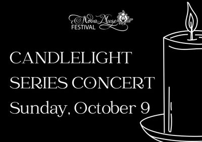 Sunday, 8.30pm, OCT 9 - Candlelight Series Concert 1