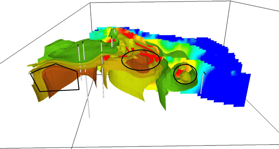 3D Induced Polarization IP/Resistivity Model 