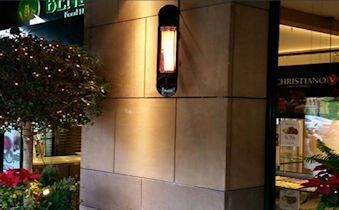 Innovative, safe electric radiant heater fits into narrow spaces easily