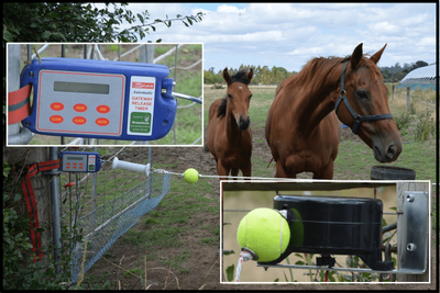 BattLatch with retractable gate kit for horses