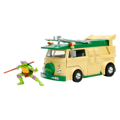 Teenage Mutant Ninja Turtles (TV&#039;87) - HWR Party Wagon w/Donatello 1:24 Scale Vehicle
