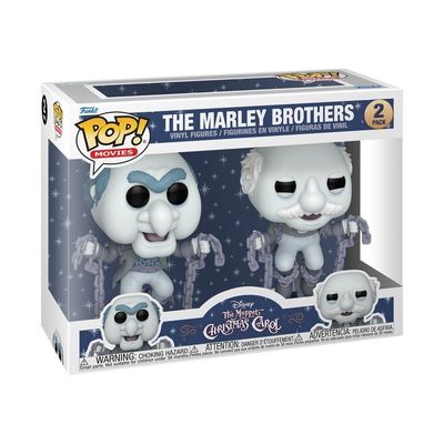 The Muppet&#039;s Christmas Carol - Marley Brothers Pop! Vinyl 2-Pack