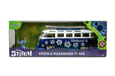 Lilo &amp; Stitch - 1962 VW Bus 1:24 Scale Vehicle with Stitch Figure
