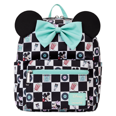 Disney - Mickey &amp; Minnie Date Diner AOP Nylon Backpack