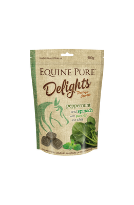 Equine Pure Delights Peppermint &amp; Spinach 500g