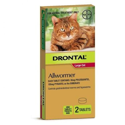 Drontal Cat Ellipsoid 6kg x 2