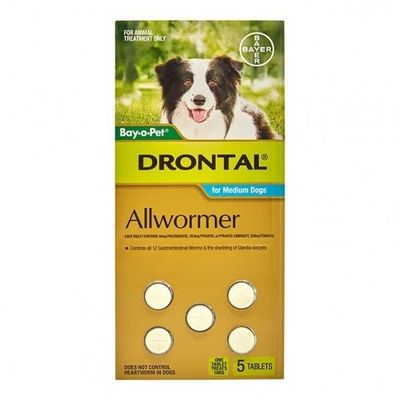 Drontal Med Dog Tablet x6