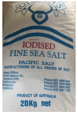 Olsson&#039;s Iodised Fine Salt 20kg