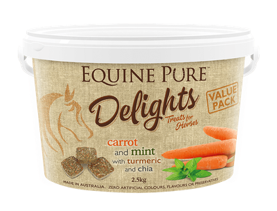 Equine Pure Delights Carrot &amp; Mint 2.5kg