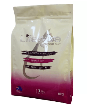 LifeWise Puppy Stage 3 Grain free Turkey Lamb and Veg 9kg