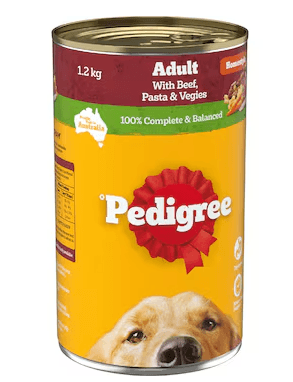 Pedigree Homestyle Beef, Pasta &amp; Vegies 12 x 1.2kg