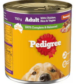 Pedigree Homestyle Chicken, Rice &amp; Vegies 12 x 700g