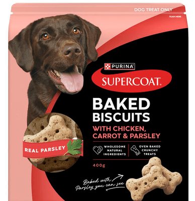 Supercoat Biscuits Chicken, Carrot &amp; Parsley 400g