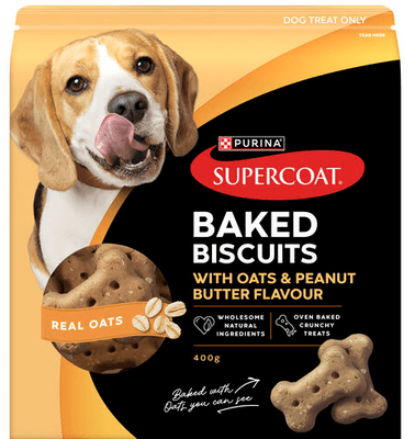 Supercoat Biscuits Oats &amp; Peanut Butter 400g