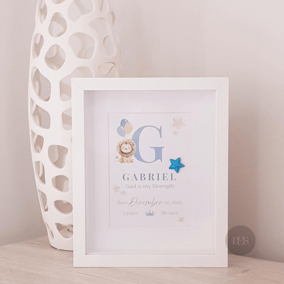 PERSONALISED NEWBORN FRAME