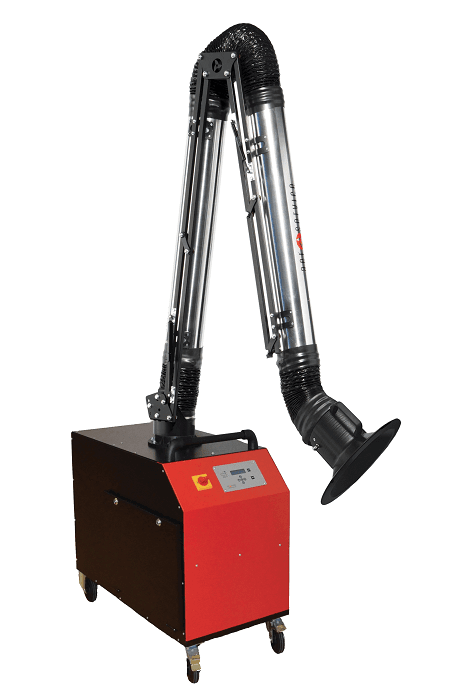 EVO2.2 portable welding fume extractor with aluminium arm from Aerservices
