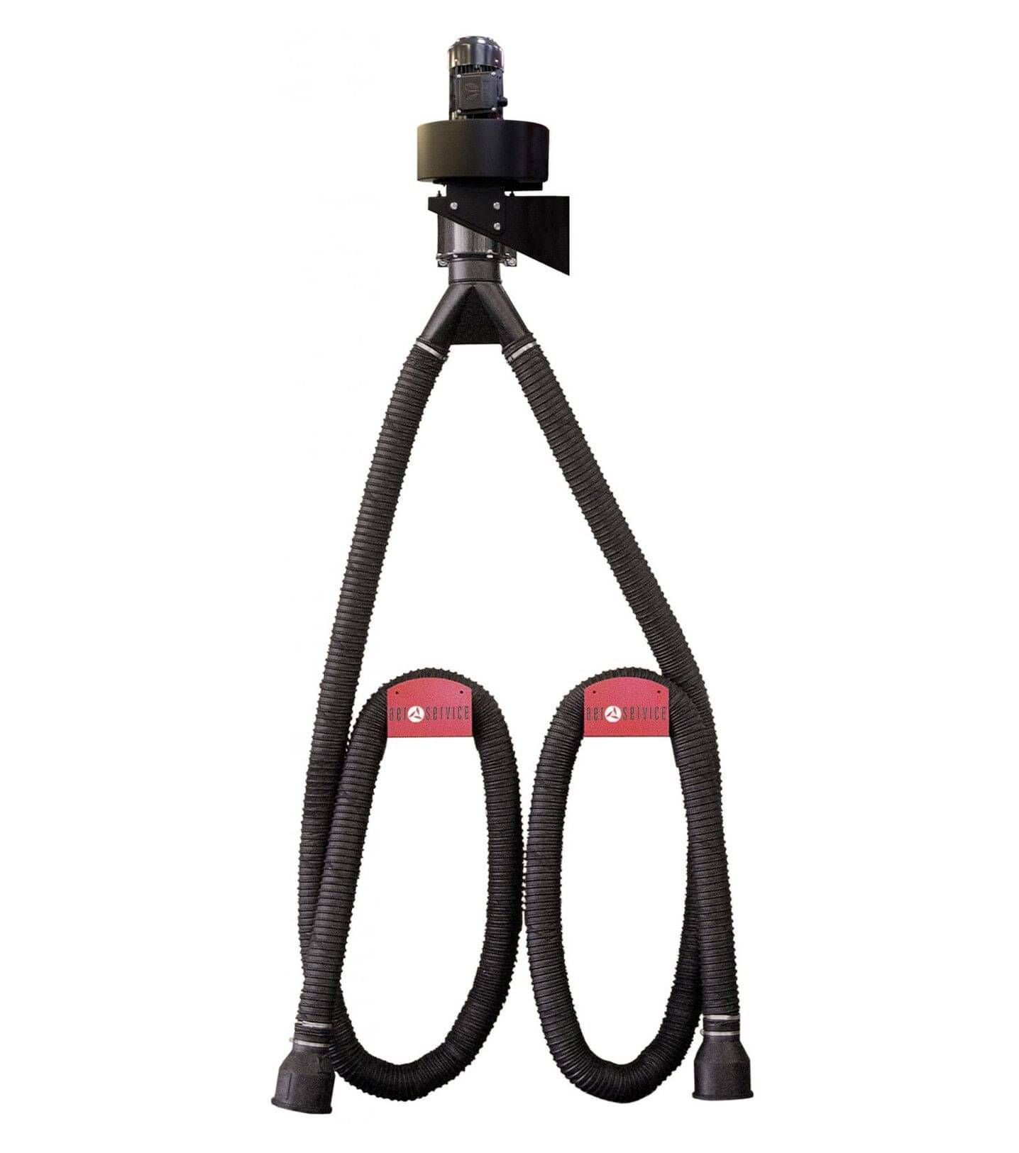 APN (double) wall mounted vehicle exhaust fume extractor from Aerservices