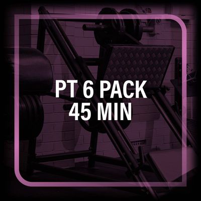 2) PT Pack - 6 x 45 min