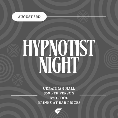 3. Hypnotist Night