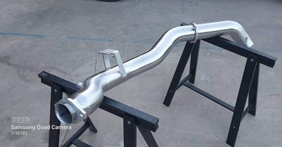 316ENG 4&quot; Single Shorty Exhaust