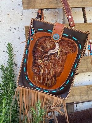 Leather Buffalo Handbag