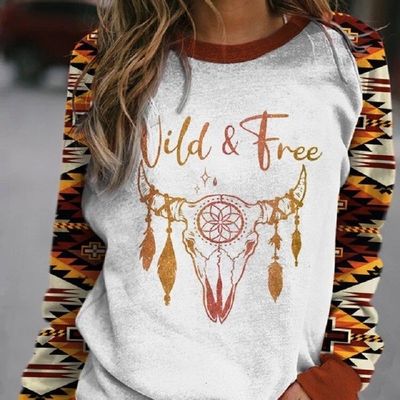 Wild and Free long sleeve shirt