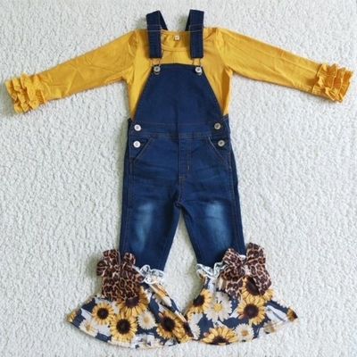 Sunflower overall outfit