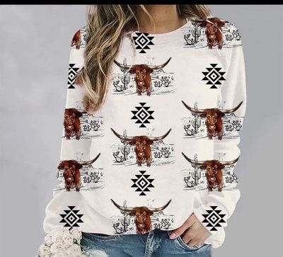 Ladies longhorn sweatshirt