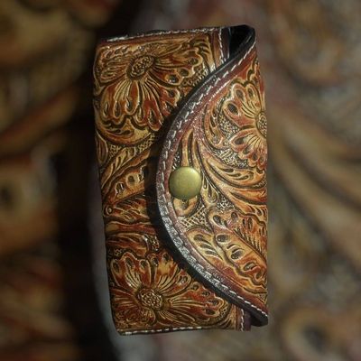 Leather case for glasses