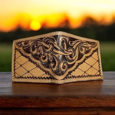 Men&#039;s tooled wallet