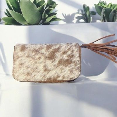 Luxury ladies cowhide purse