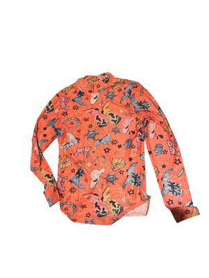 Cowgirl themed long sleeved shirt