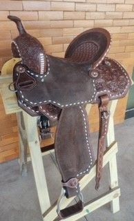 Leather Barrel Saddle- Preorder only