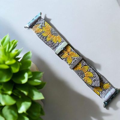 Iwatch band- sunflower tooling