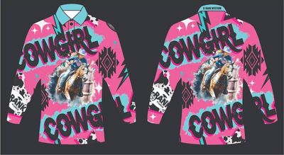 Cowgirl fishing shirts - preorder