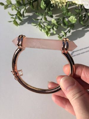 Rose Quartz Stoned Maiden Bracelet M/L