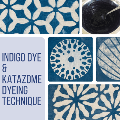 Introduction to Katazome (Rice Paste resist) &amp; Indigo Dyeing - Sunshine Coast