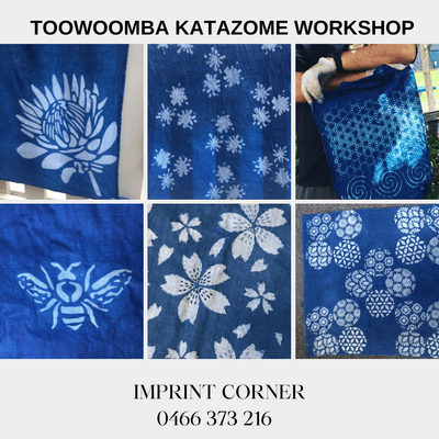 Toowoomba : Intro to Katazome (Rice Paste resist) &amp; Indigo Dyeing